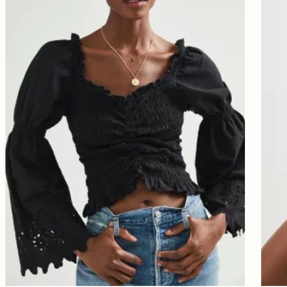 Anthropologie Tops - Anthropologie Larissa eyelet top